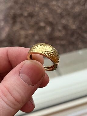 Solid 10k Cocktail Ring